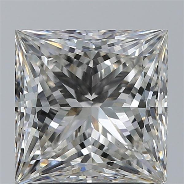 2.20ct H VS2 Rare Carat Ideal Cut Princess Lab Grown Diamond