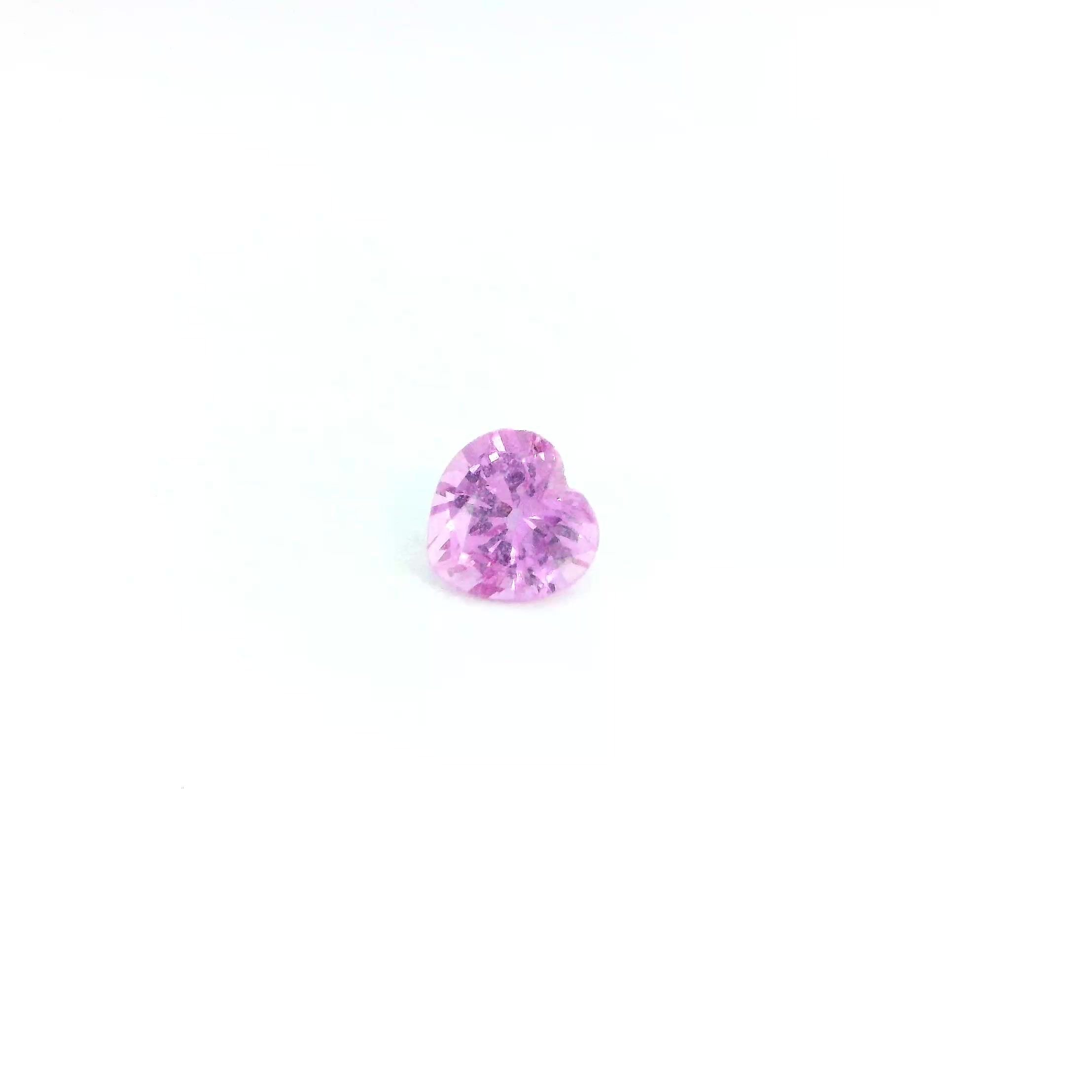 0.41 Carat Pink Heart Sapphire