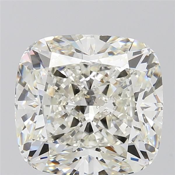 3.07ct J SI1 Rare Carat Ideal Cut Cushion Diamond