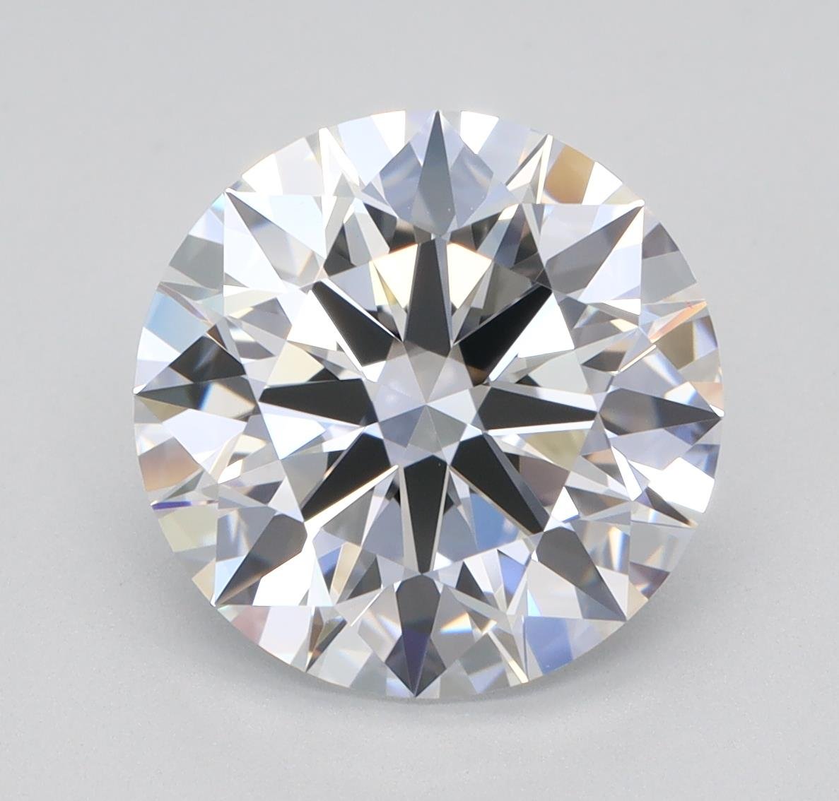 3.37ct D VS1 Rare Carat Ideal Cut Round Lab Grown Diamond