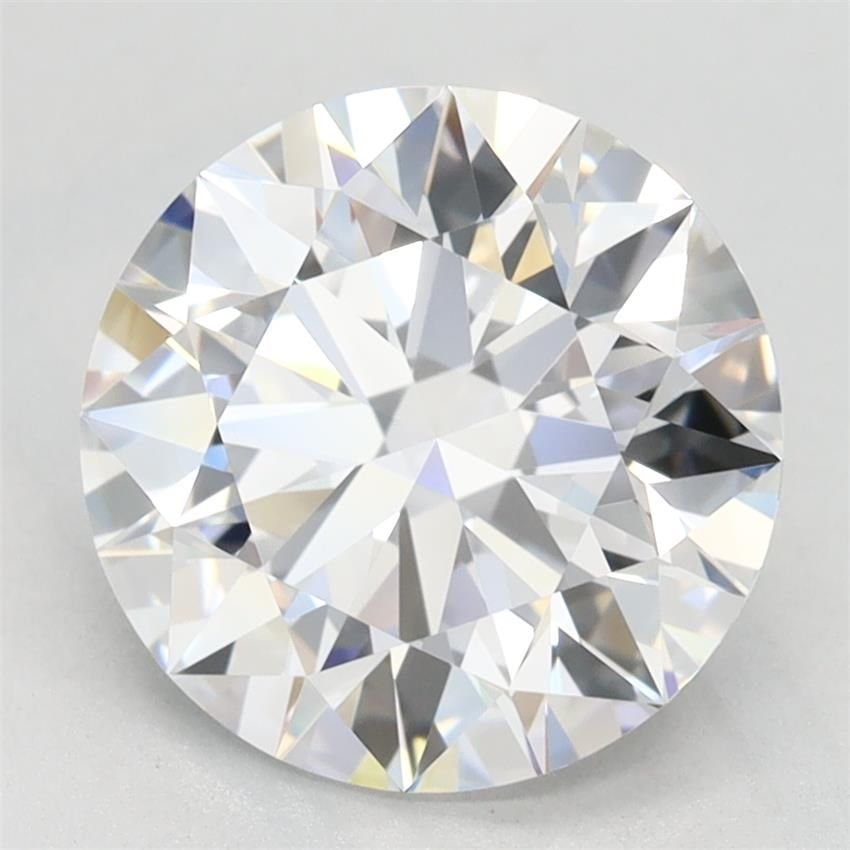2.71ct D VVS1 Rare Carat Ideal Cut Round Lab Grown Diamond