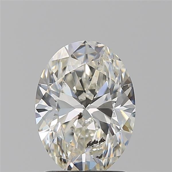 1.52ct J SI2 Rare Carat Ideal Cut Oval Diamond