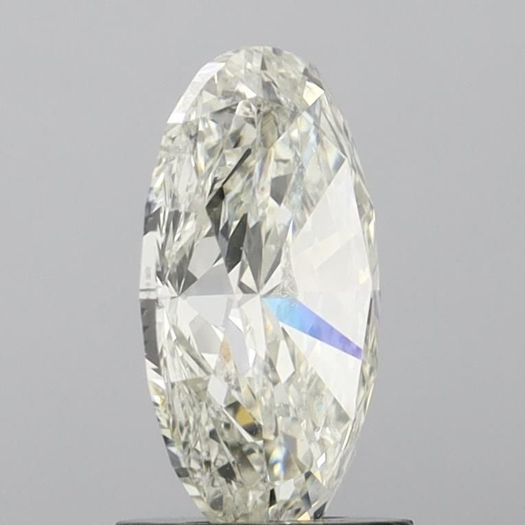 2.01ct J SI2 Rare Carat Ideal Cut Oval Diamond