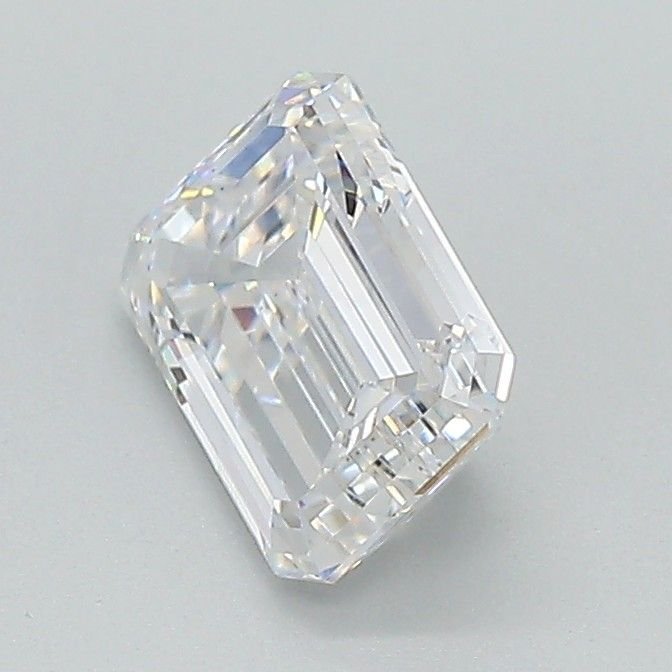 1.07ct D VS1 Excellent Cut Emerald Lab Grown Diamond