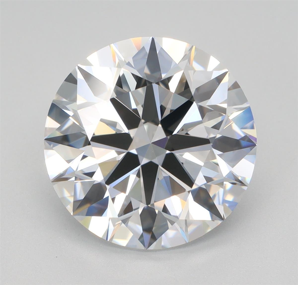 4.27ct D VVS1 Rare Carat Ideal Cut Round Lab Grown Diamond