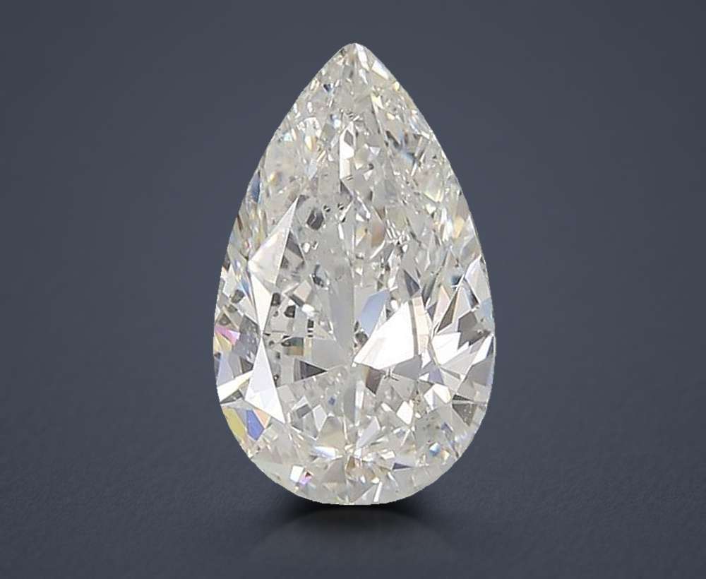 2.50 Carat Pear Natural Diamond