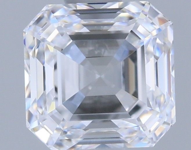 1.09ct D VVS2 Rare Carat Ideal Cut Asscher Lab Grown Diamond