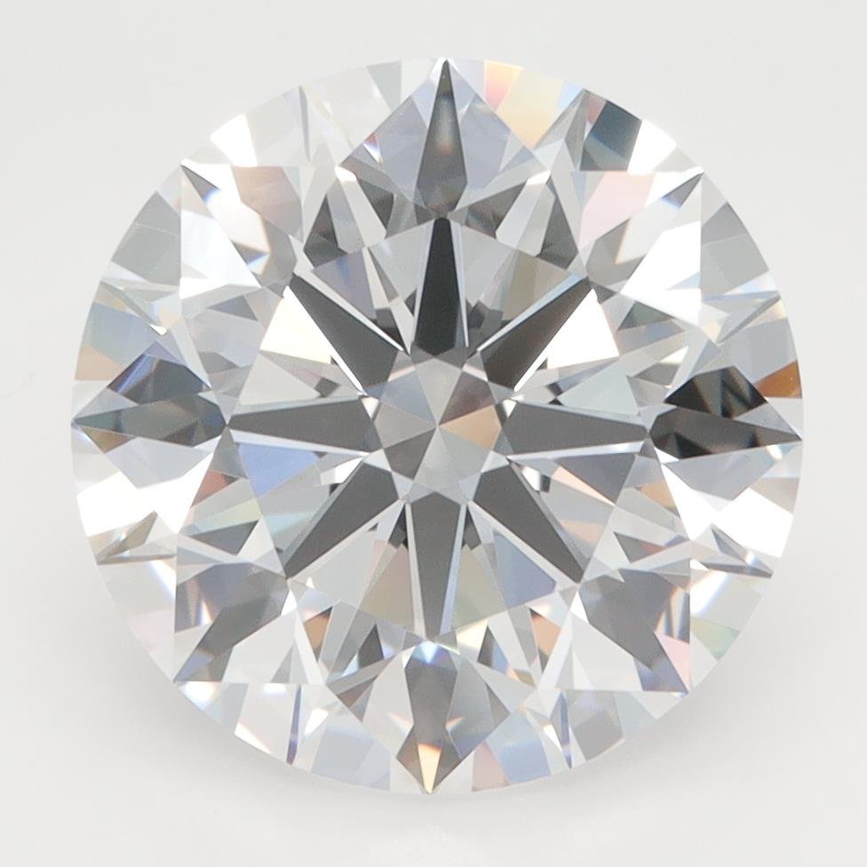 5.39ct D VVS1 Rare Carat Ideal Cut Round Lab Grown Diamond