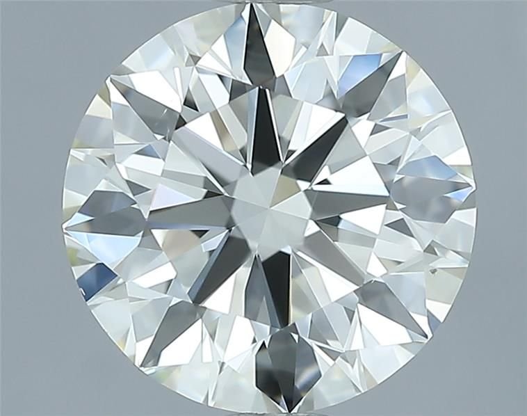 2.63ct J VS2 Rare Carat Ideal Cut Round Diamond