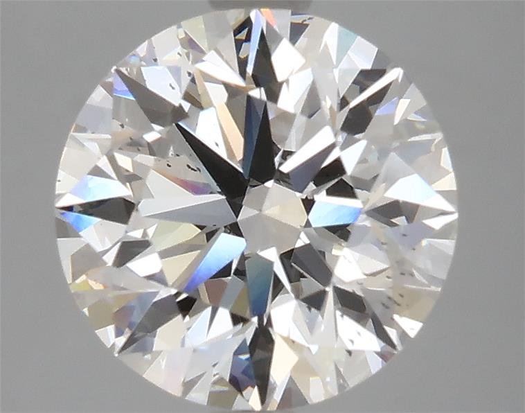 3.11ct F SI1 Excellent Cut Round Lab Grown Diamond