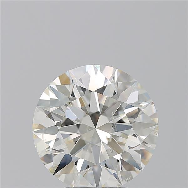 4.70ct K SI2 Rare Carat Ideal Cut Round Diamond