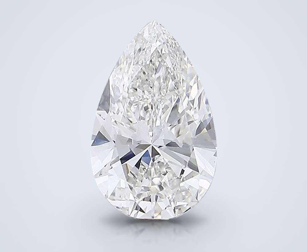 3.00 Carat Pear Lab Diamond