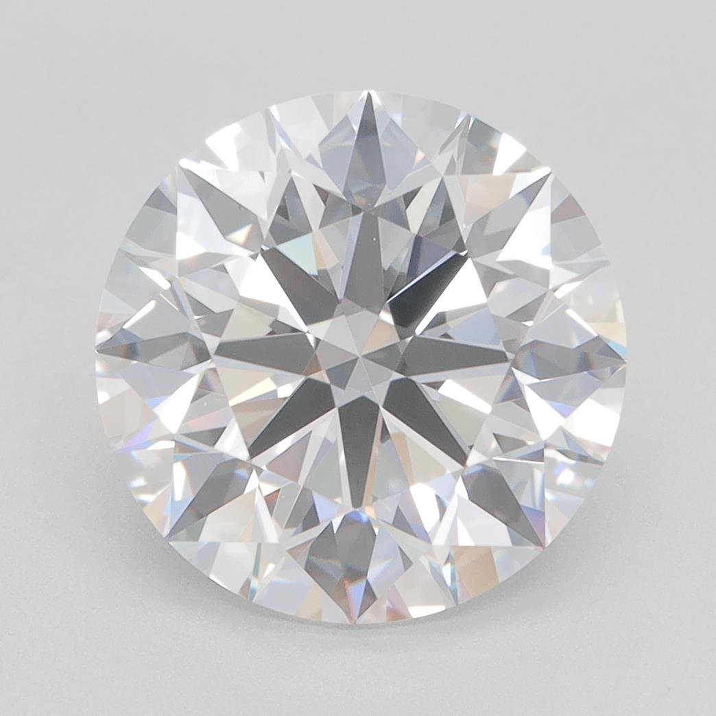 4.09ct D VVS1 Rare Carat Ideal Cut Round Lab Grown Diamond