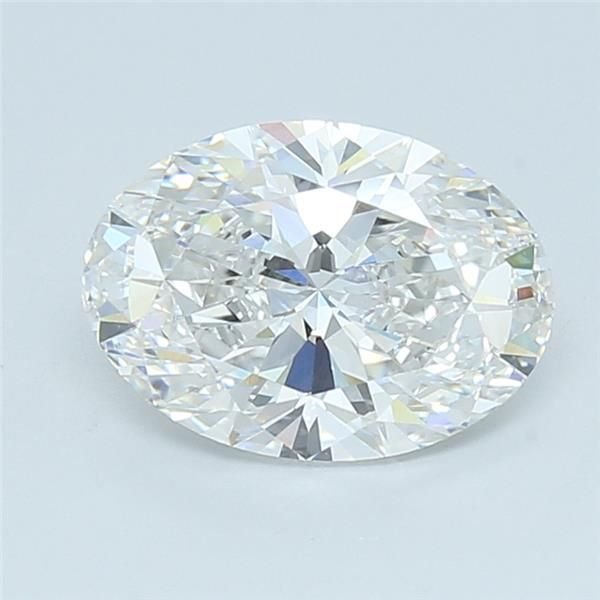 3.01ct F VVS2 Rare Carat Ideal Cut Oval Lab Grown Diamond