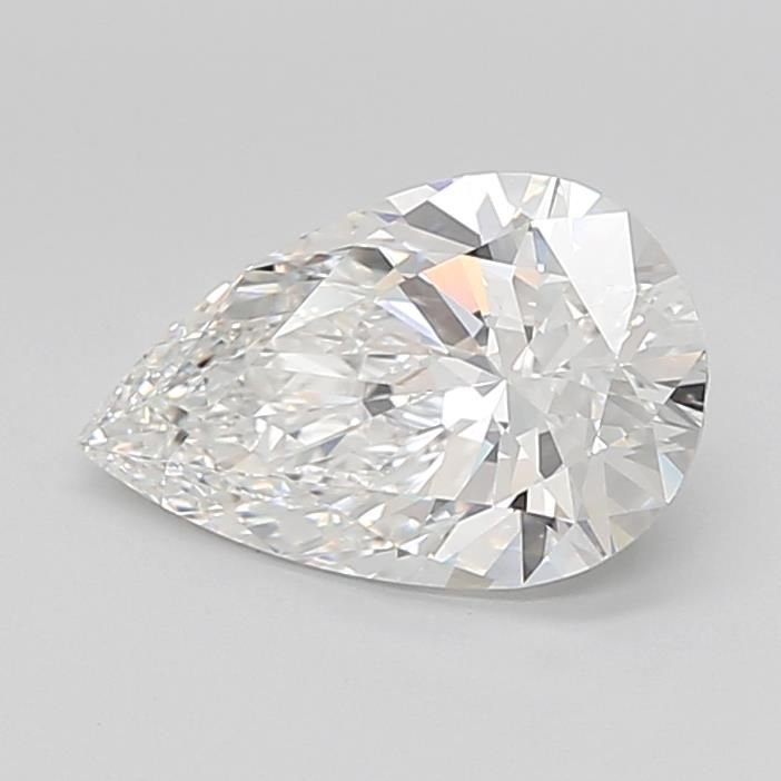 2.60ct E VVS2 Rare Carat Ideal Cut Pear Lab Grown Diamond