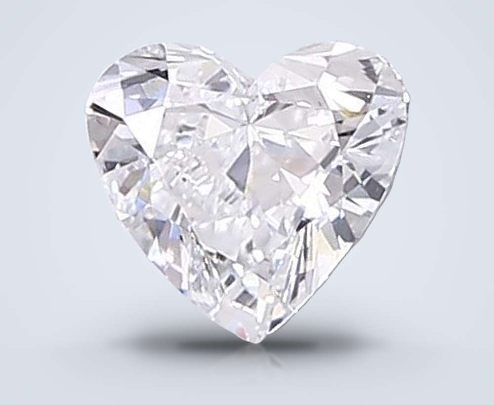 0.69 Carat Heart Lab Diamond