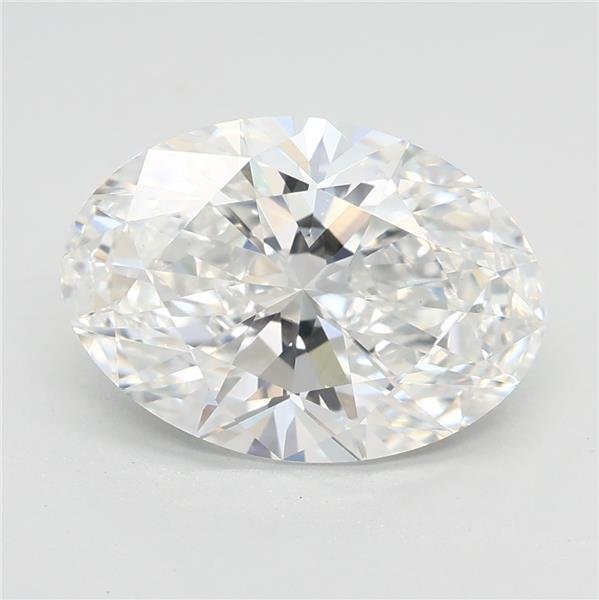 3.05ct E VVS2 Rare Carat Ideal Cut Oval Lab Grown Diamond