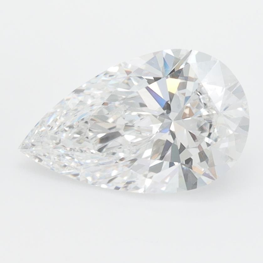 1.37ct D VVS1 Rare Carat Ideal Cut Pear Lab Grown Diamond