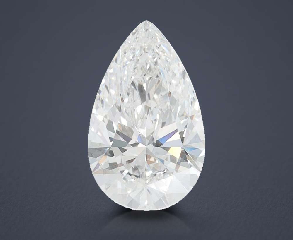 1.37 Carat Pear Lab Diamond