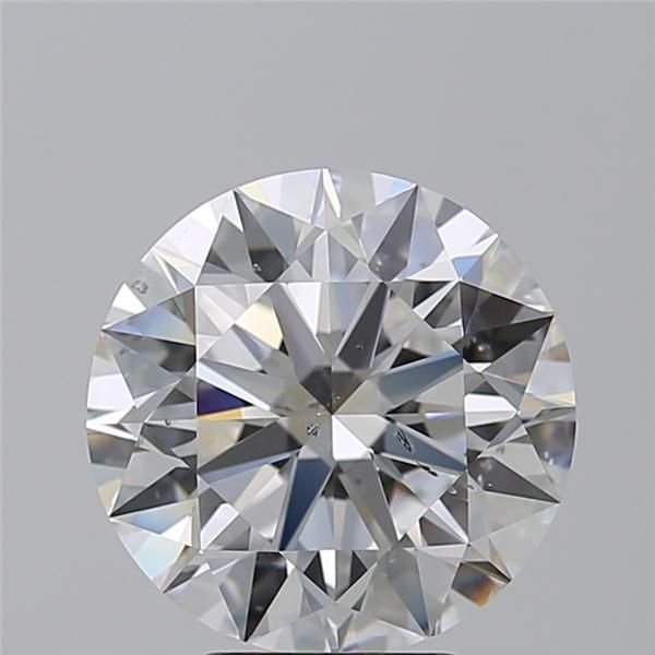 4.70ct E SI2 Rare Carat Ideal Cut Round Diamond