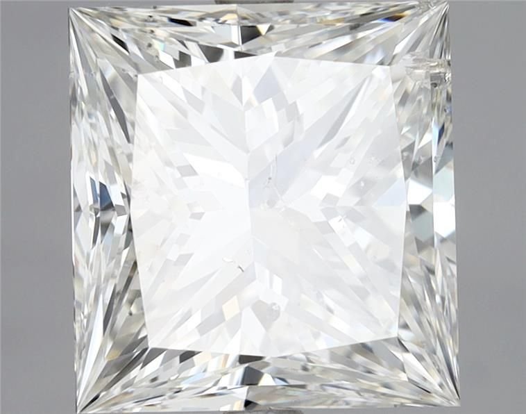 4.02ct H SI2 Rare Carat Ideal Cut Princess Diamond