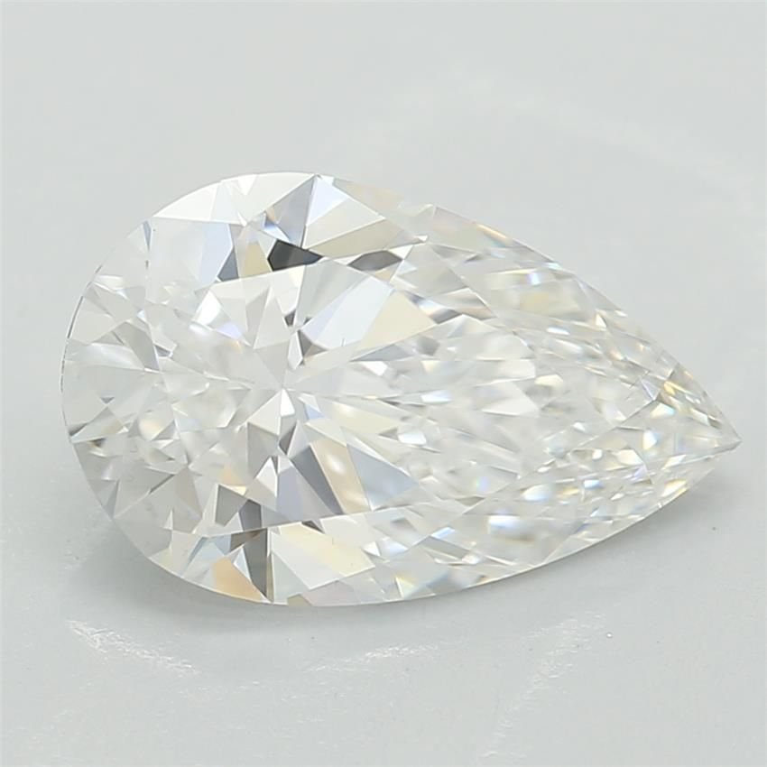 1.09ct E VS1 Rare Carat Ideal Cut Pear Lab Grown Diamond