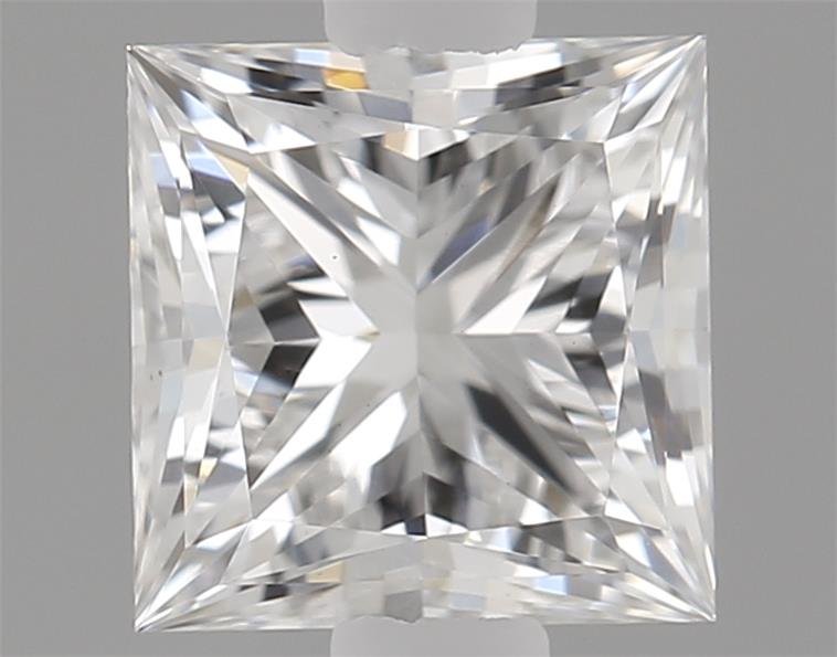 0.89ct E VS1 Rare Carat Ideal Cut Princess Lab Grown Diamond