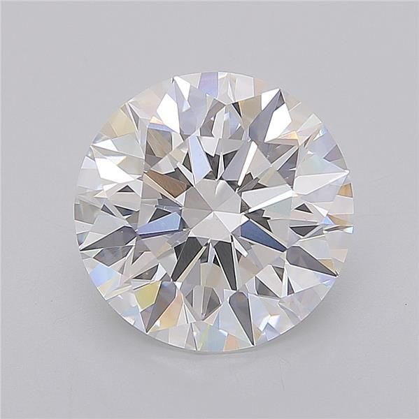 5.03ct F VVS2 Rare Carat Ideal Cut Round Lab Grown Diamond