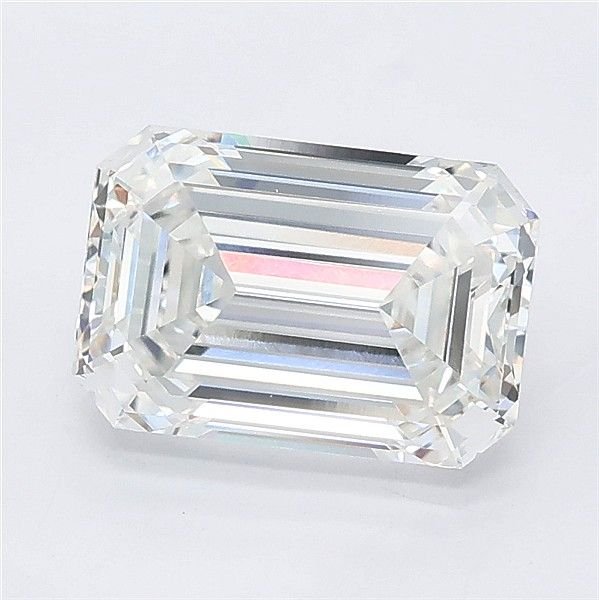 2.60ct E VVS2 Rare Carat Ideal Cut Emerald Lab Grown Diamond