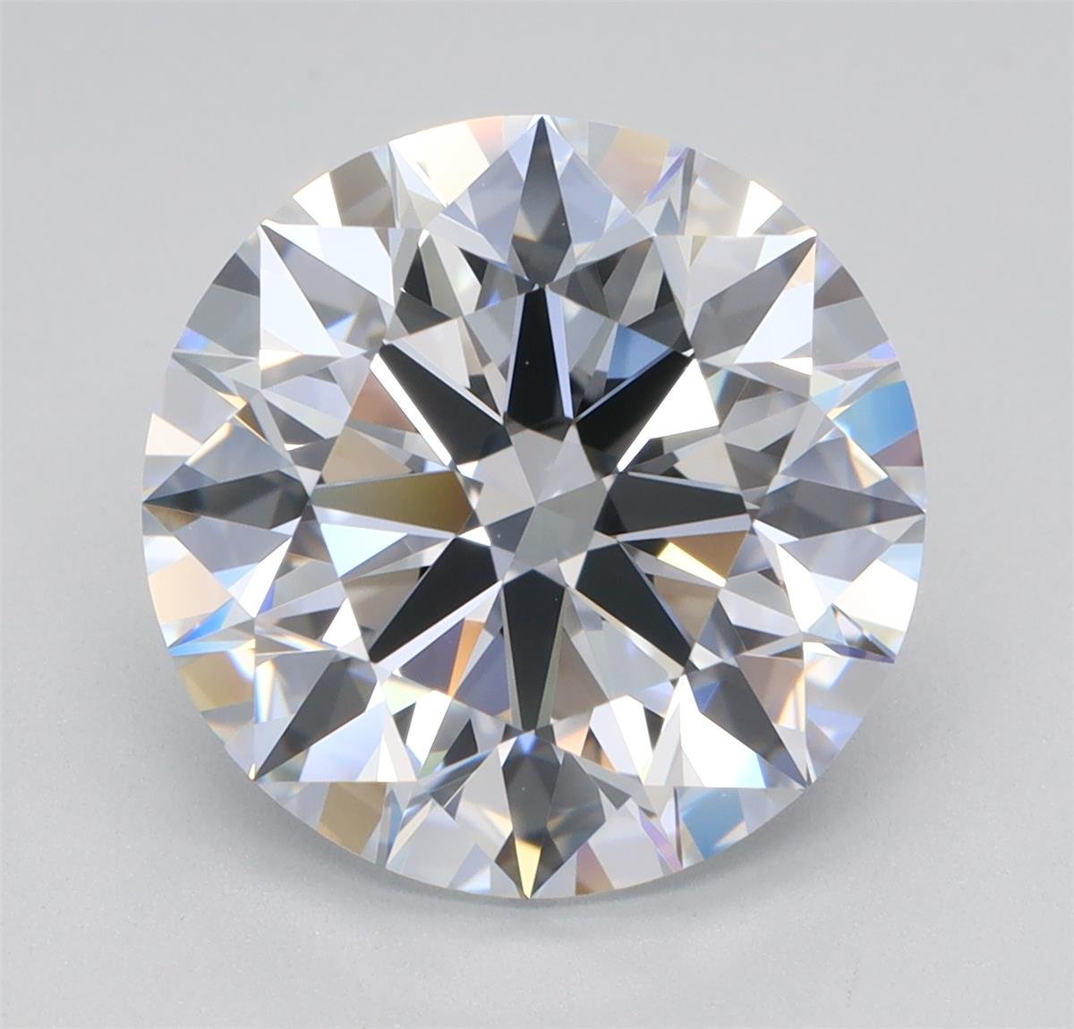 4.62ct F VVS1 Rare Carat Ideal Cut Round Lab Grown Diamond