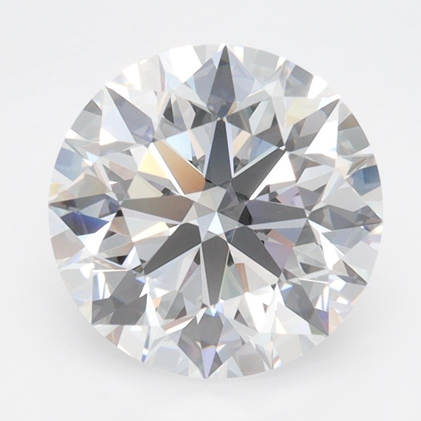 3.02ct D IF Rare Carat Ideal Cut Round Lab Grown Diamond