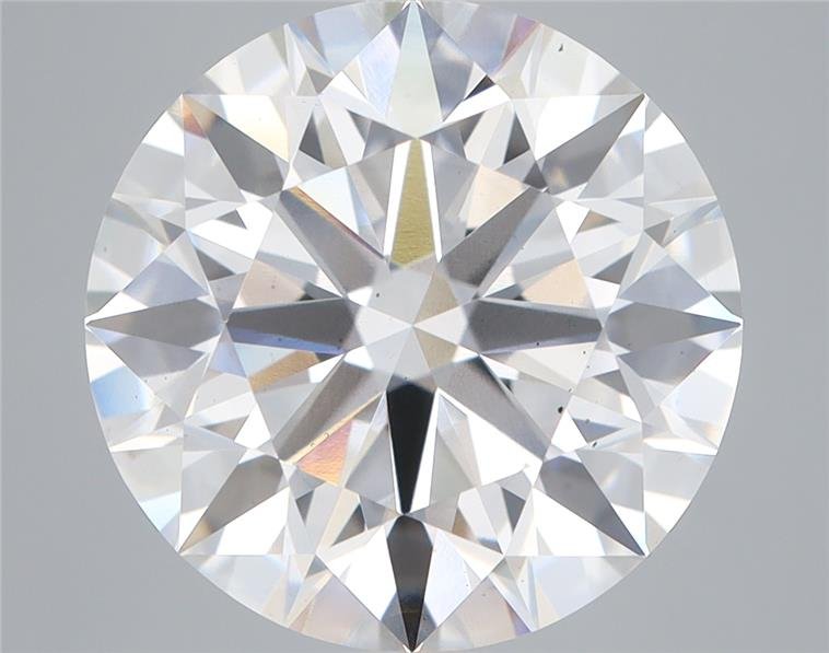 7.45ct F VS2 Rare Carat Ideal Cut Round Lab Grown Diamond