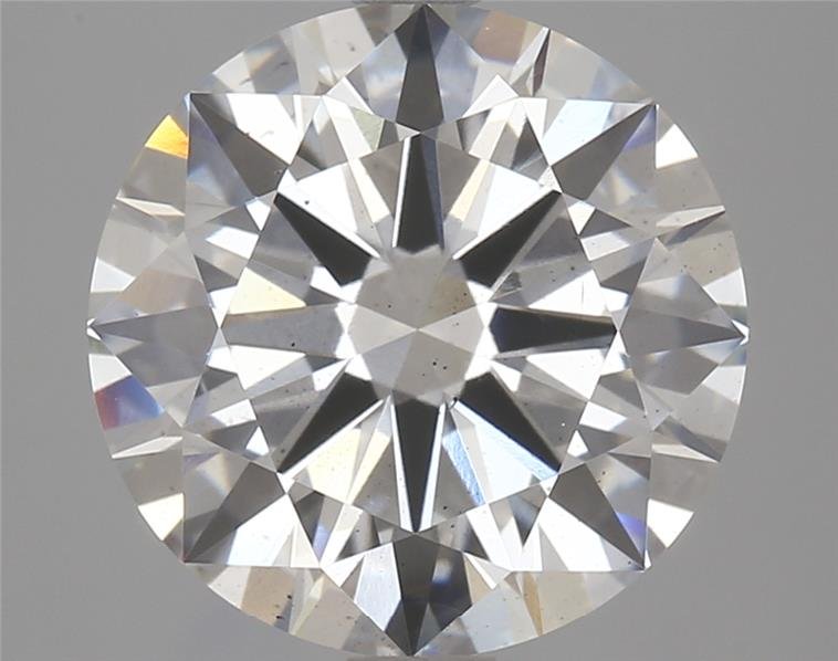 4.18ct F SI1 Rare Carat Ideal Cut Round Lab Grown Diamond