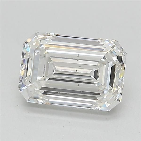 1.68ct D VS2 Rare Carat Ideal Cut Emerald Lab Grown Diamond