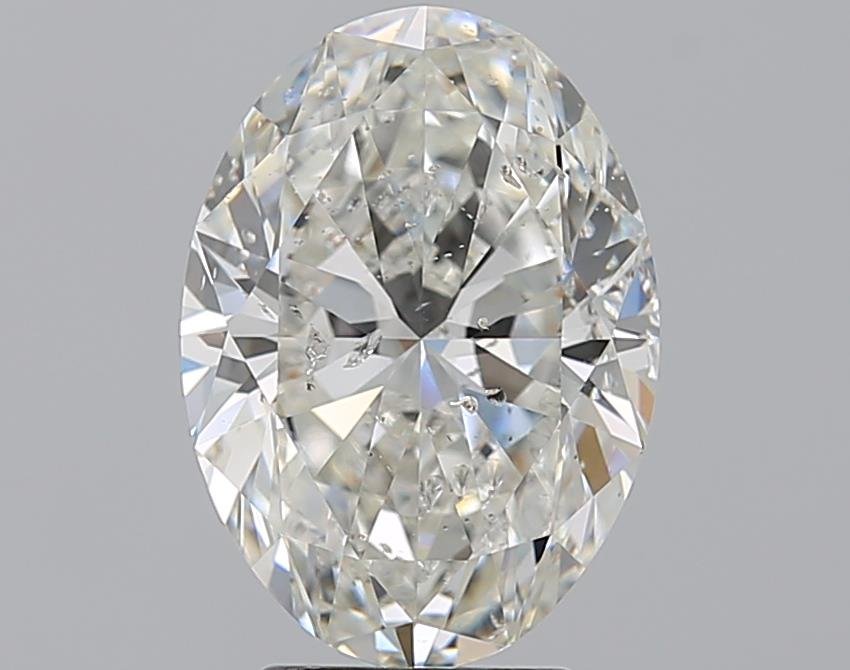 3.51ct G SI2 Rare Carat Ideal Cut Oval Diamond