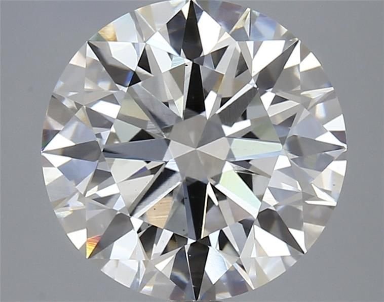 5.08ct H VS2 Rare Carat Ideal Cut Round Lab Grown Diamond