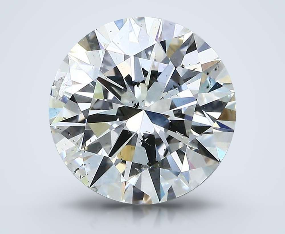 3.83 Carat Round Natural Diamond
