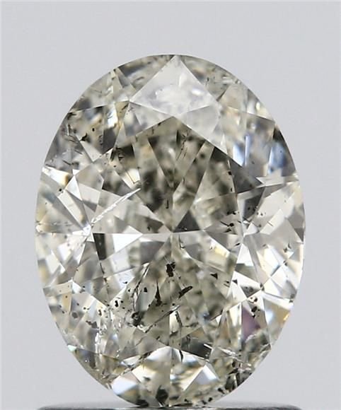 1.00ct I SI2 Rare Carat Ideal Cut Oval Diamond