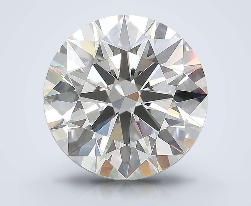 4.22 Carat Round Lab Diamond