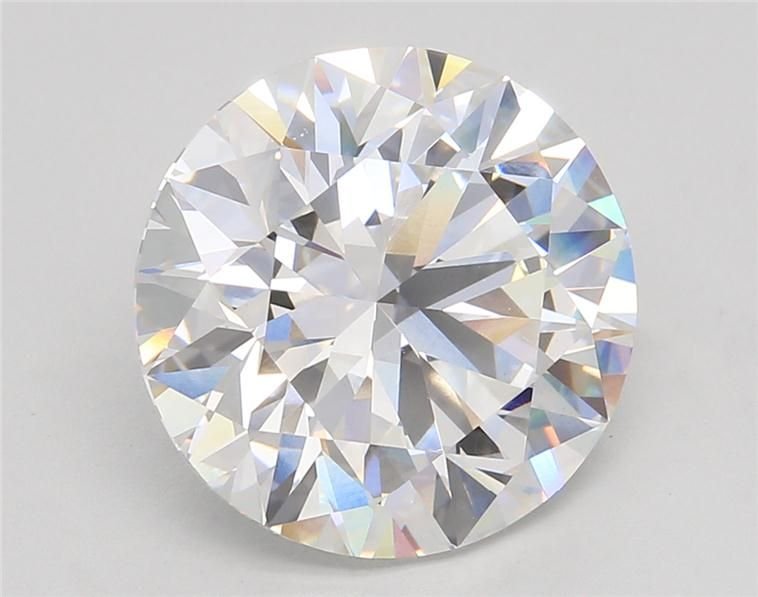 6.33ct F VS1 Rare Carat Ideal Cut Round Lab Grown Diamond