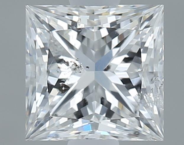 0.71ct E SI2 Rare Carat Ideal Cut Princess Diamond