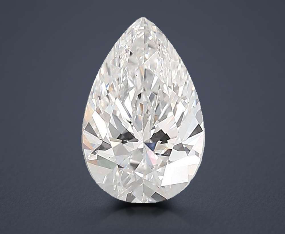 2.00 Carat Pear Lab Diamond