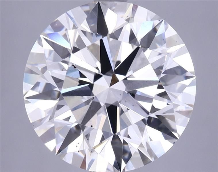 5.08ct G SI1 Rare Carat Ideal Cut Round Lab Grown Diamond