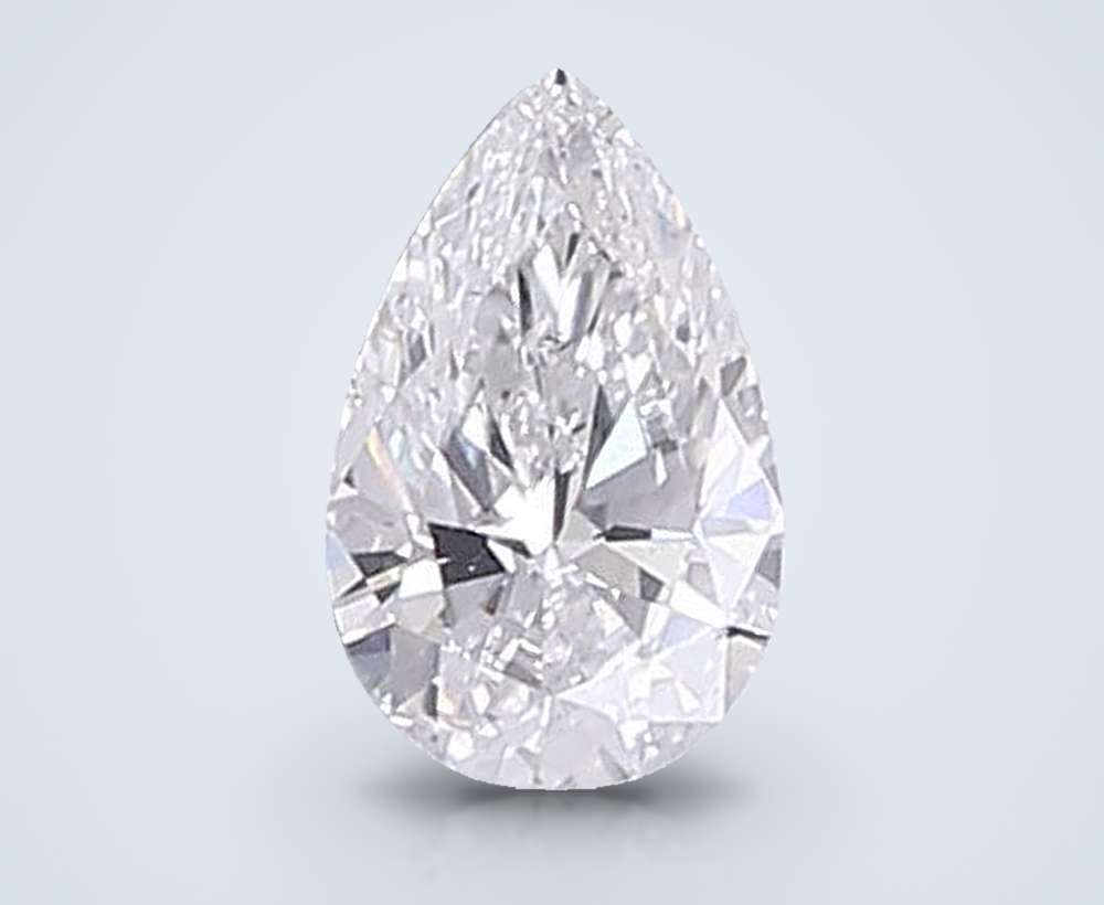0.32 Carat Pear Lab Diamond
