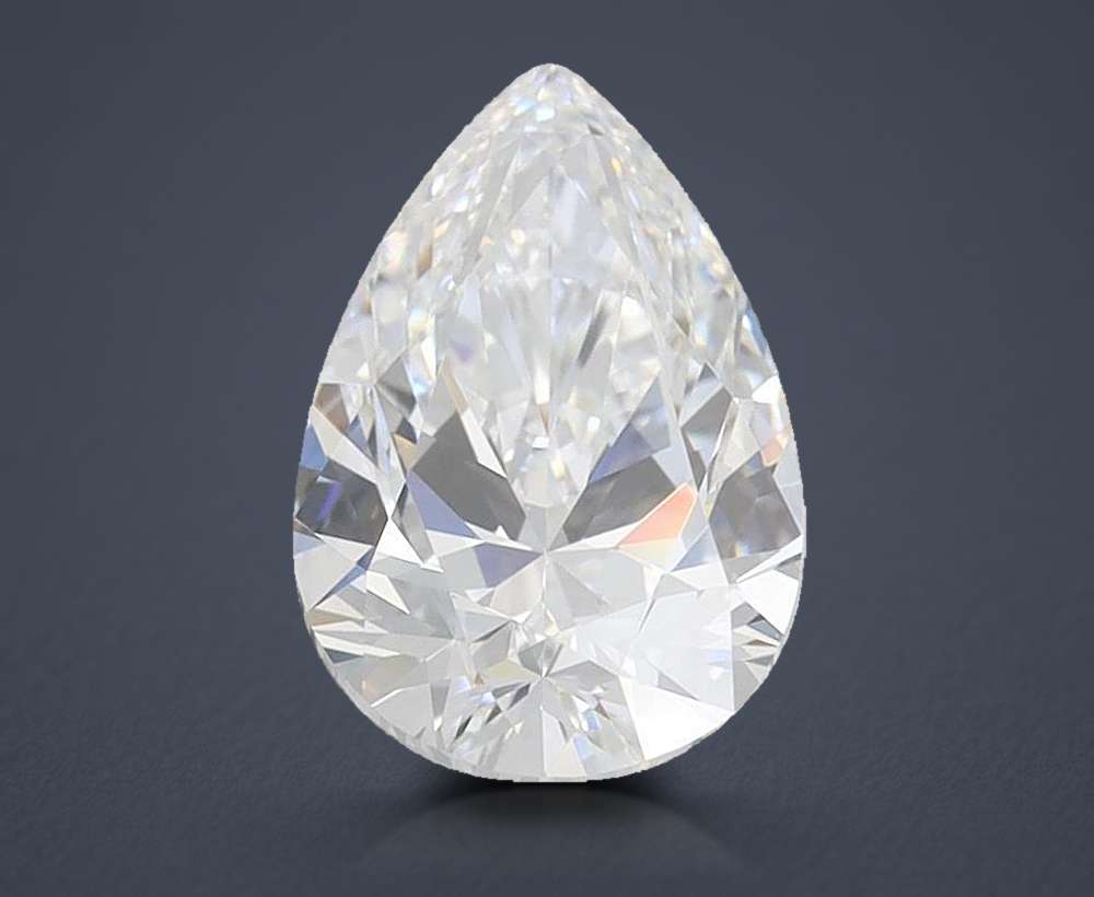 1.54 Carat Pear Lab Diamond