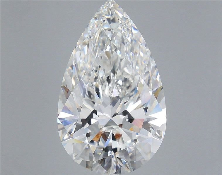 11.08ct F VVS2 Rare Carat Ideal Cut Pear Lab Grown Diamond