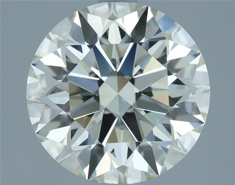 2.98ct J VVS2 Ideal Cut Round Diamond