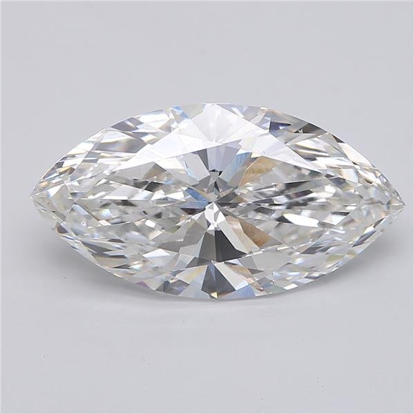 8.28ct F VS1 Rare Carat Ideal Cut Marquise Lab Grown Diamond