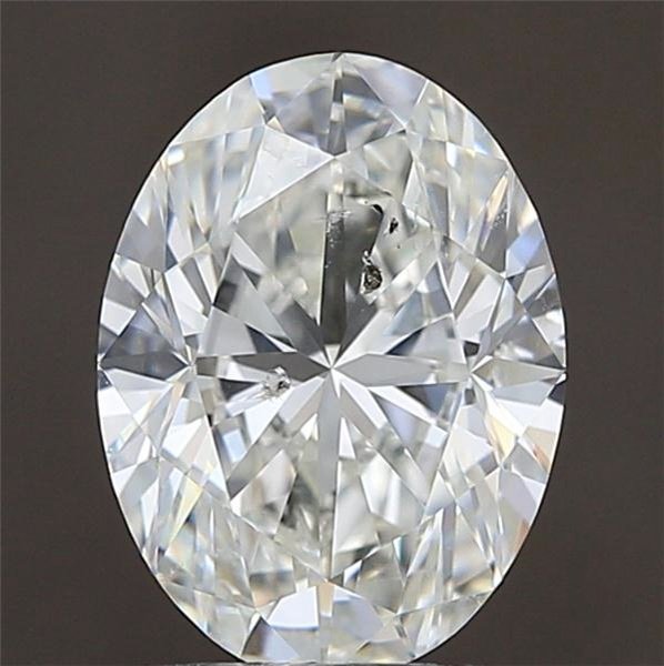 1.80ct J SI2 Rare Carat Ideal Cut Oval Diamond