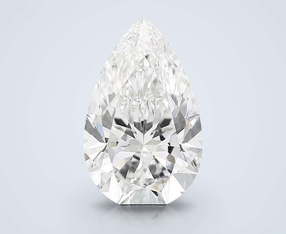 6.59 Carat Pear Lab Diamond